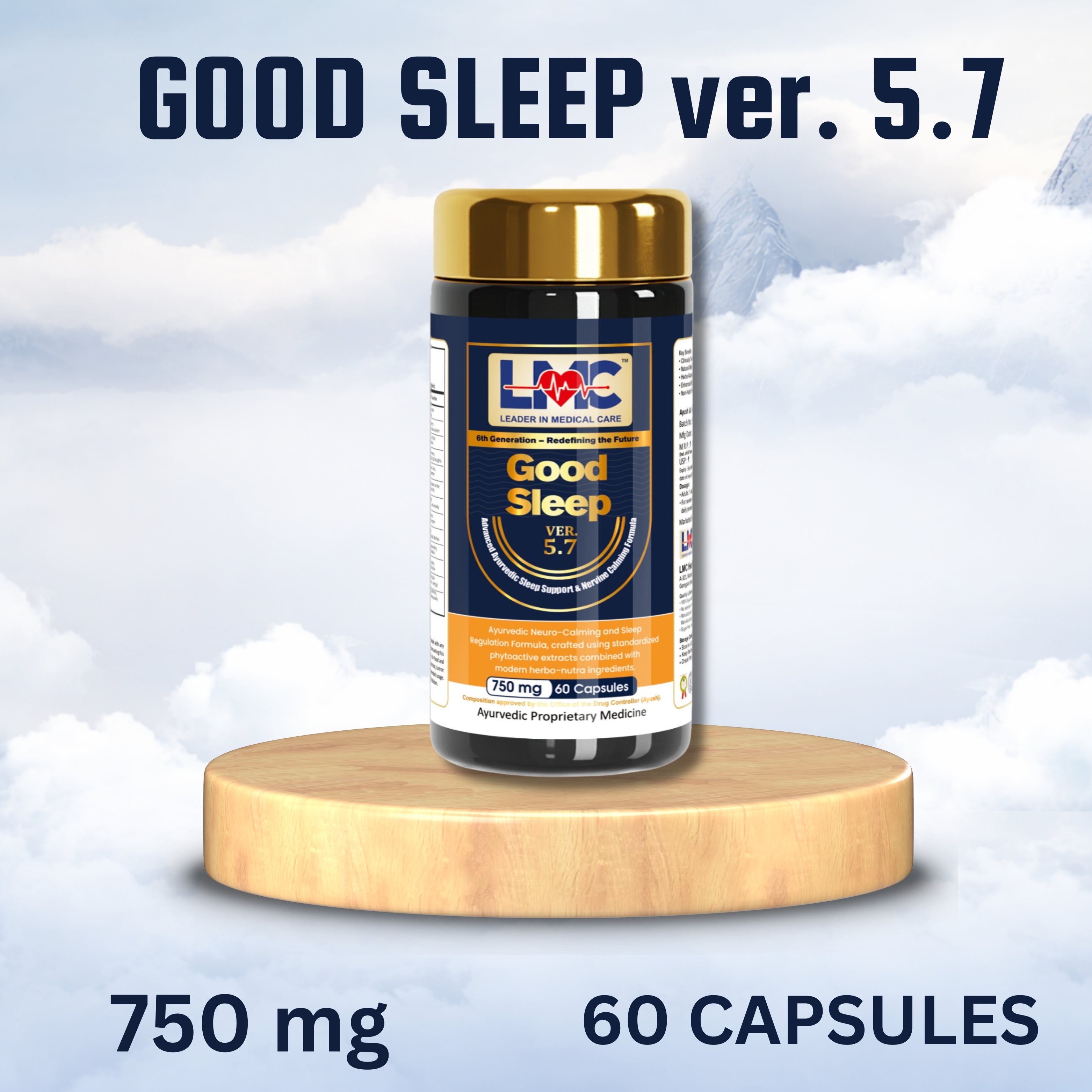 LMC GOOD SLEEP - 6th Generation Ayurvedic Neuro-Rest Formula