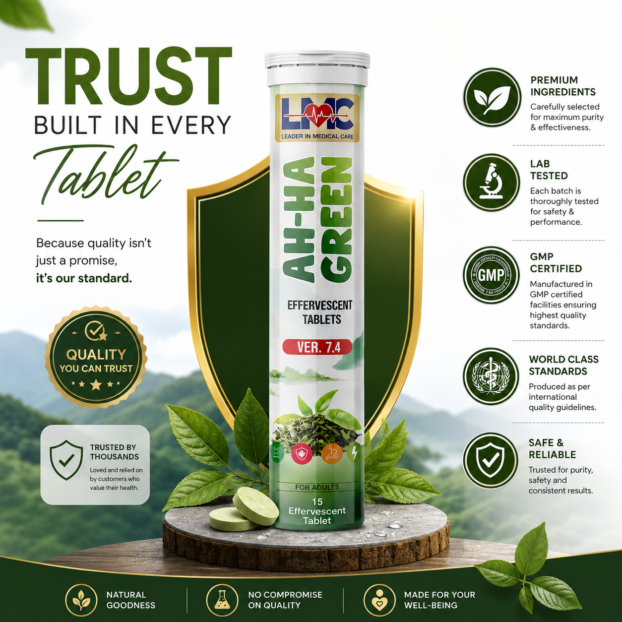 🍃 AH-HA GREEN TEA A Refreshing Sip of Everyday Wellness ✨