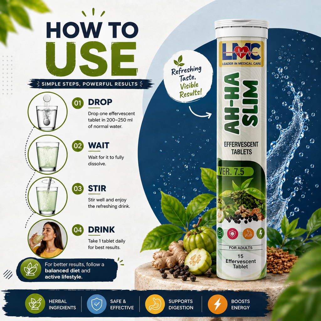 AH-HA Slim Effervescent Tablets – Daily Wellness & Healthy Weight Management Support