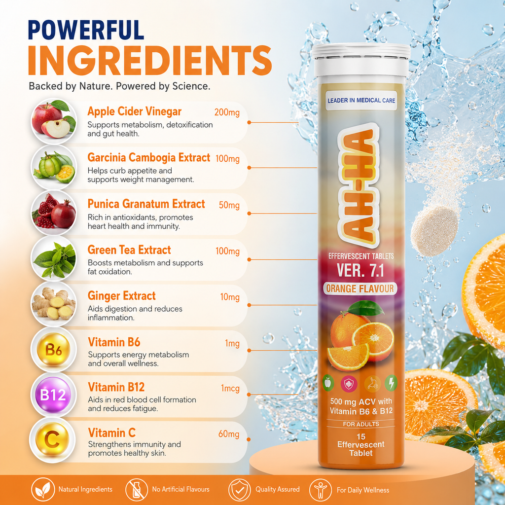 AH-HA ACV TABLET ORANGE FLAVOUR VER.7.2