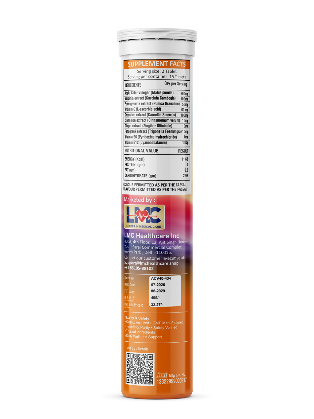 AH-HA ACV TABLET ORANGE FLAVOUR VER.7.2